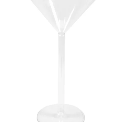 Photo du produit Vase sur pied maxi coupe à martini en plastique 46 cm