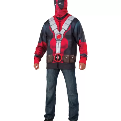 Photo du produit Veste avec cagoule Deadpool adulte