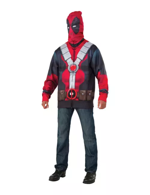 Photo du produit Veste avec cagoule Deadpool adulte