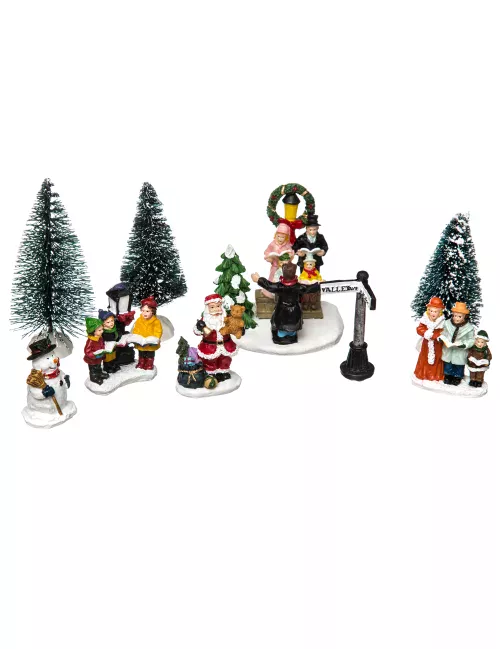 Photo du produit Village de noël santons chorale du père noël