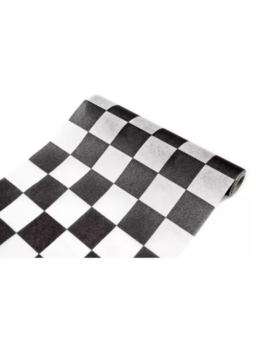 Photo du produit Chemin de table intissé damier 27 cm x 5 m