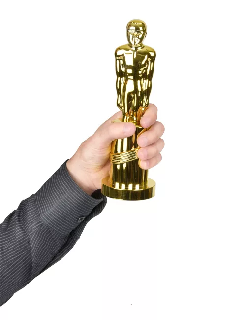 Photo du produit Statue Gold Récompense Cinéma