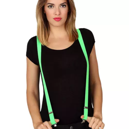 Photo du produit Bretelles vertes fluos adulte