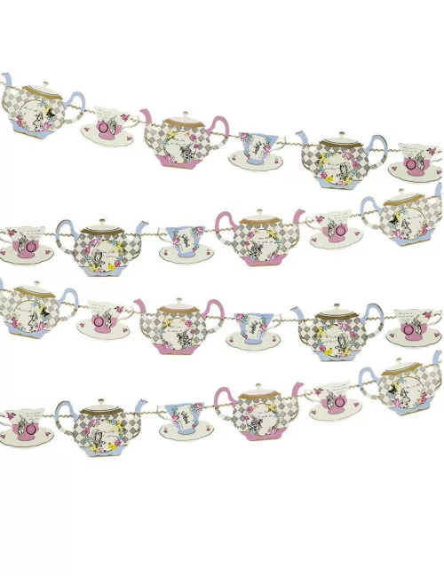 Photo du produit Guirlande en carton Alice au Pays imaginaire 3 m