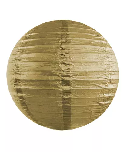 Photo du produit Lanterne japonaise dorée 25 cm