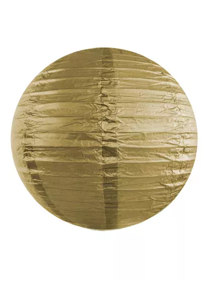 Photo du produit Lanterne japonaise dorée 25 cm