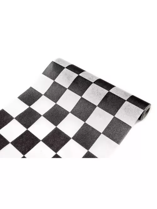 Photo du produit Chemin de table intissé damier 27 cm x 5 m