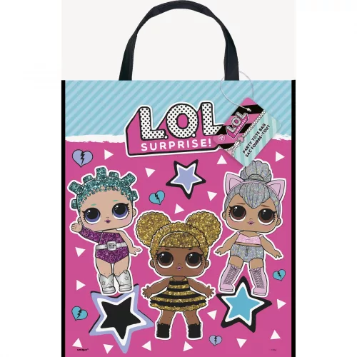 Photo du produit Sac cadeaux en plastique LOL Surprise 30 x 38 cm