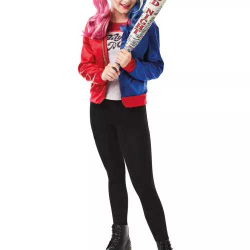 Photo du produit Veste et t-shirt intégré Harley Quinn Suicide Squad adolescente
