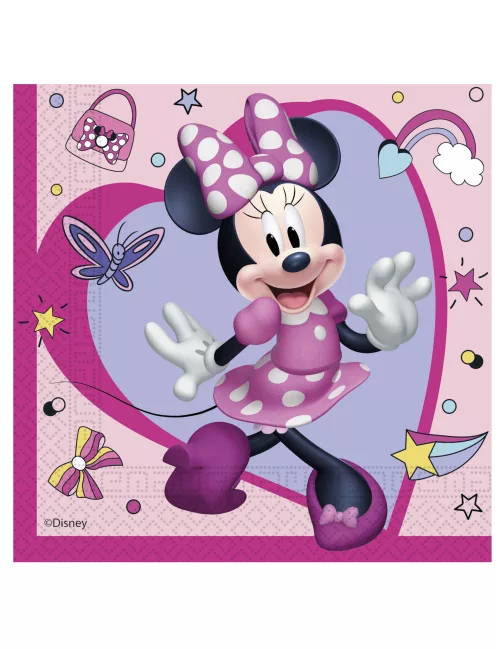 Photo du produit 20 Serviettes en papier Minnie Junior 33 x 33 cm