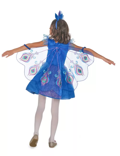 Photo du produit Déguisement paon à paillettes fille
