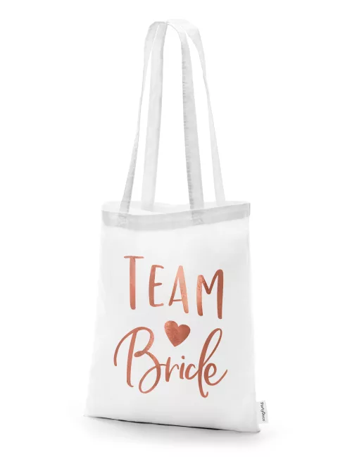 Photo du produit Tote bag Team Bride blanc 42 x 39 cm