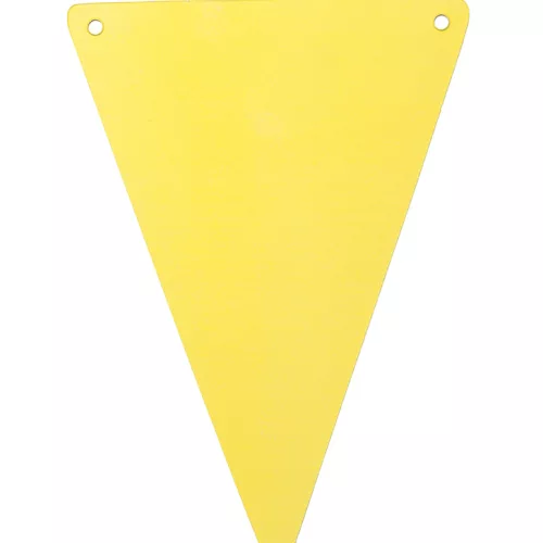 Photo du produit 5 Fanions DIY jaune en carton
