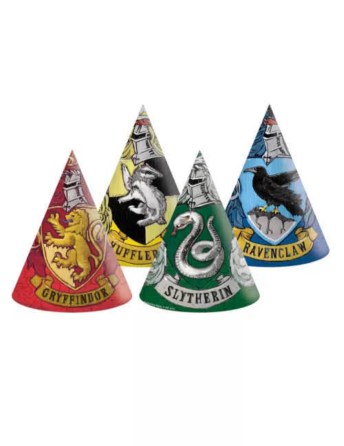 Photo du produit 6 Chapeaux de fête en carton Harry Potter