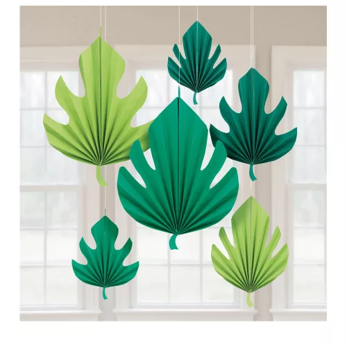 Photo du produit 6 Décorations en carton à suspendre feuilles de Palmier