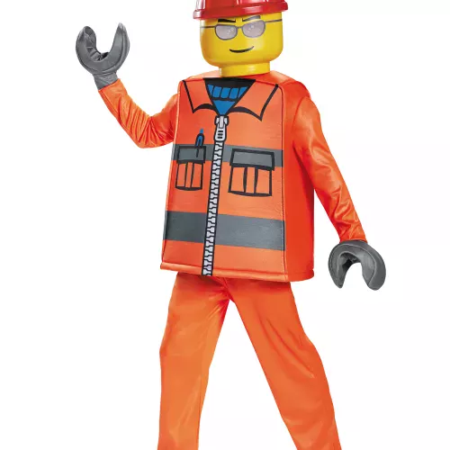 Photo du produit Déguisement luxe ouvrier de chantier LEGO® enfant