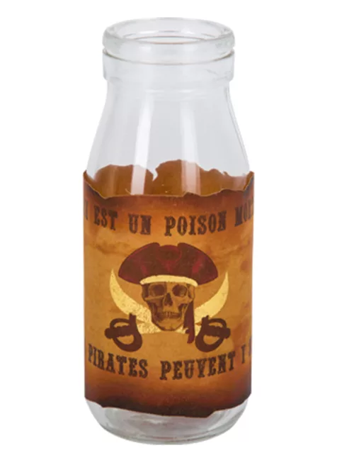 Photo du produit 8 Etiquettes adhésives pour bouteilles pirates 19,5 x 8 cm