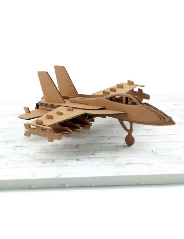 Photo du produit Maquette avion en carton 16,5 x 17,5 x 6 cm