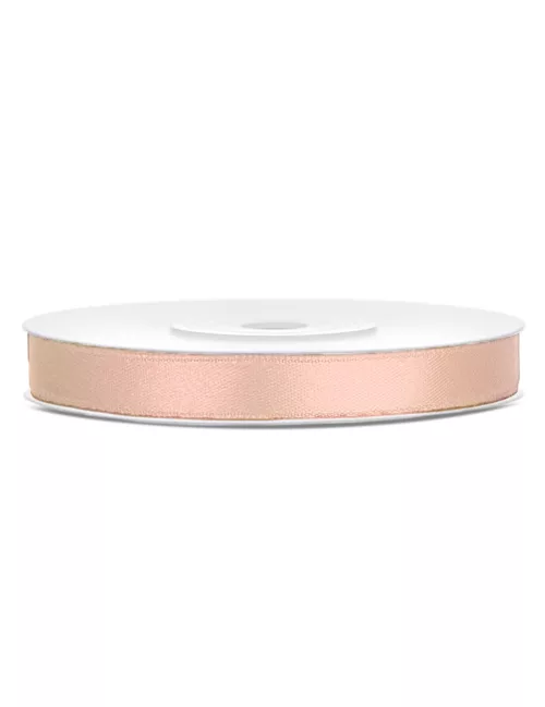 Photo du produit Ruban satin pêche clair 0.6 cm x 25 m