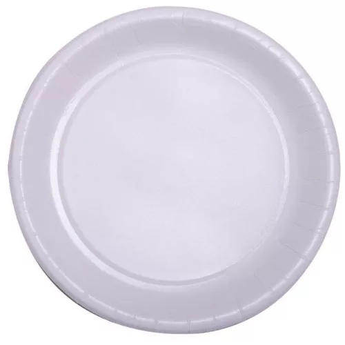 Photo du produit 50 Assiettes en carton blanc 22 cm