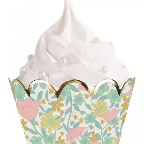 Photo du produit 6 Habillages moules à cupcake shabby