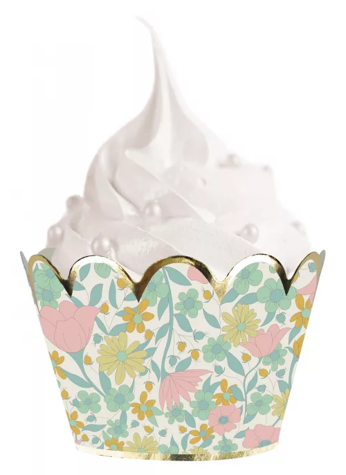 Photo du produit 6 Habillages moules à cupcake shabby