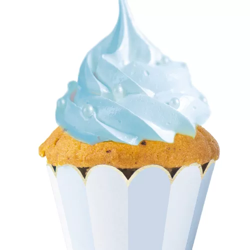 Photo du produit 6 Habillages moules à cupcake bleus et blancs