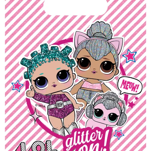 Photo du produit 6 Sachets de fête LOL 23 x 16 cm