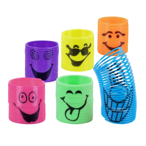 Photo du produit 6 Slinkies smileys 3 cm