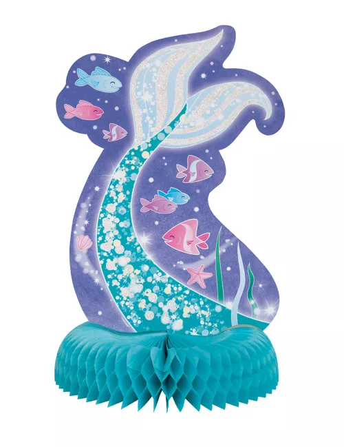 Photo du produit Centre de table Jolie sirène 35,5 cm