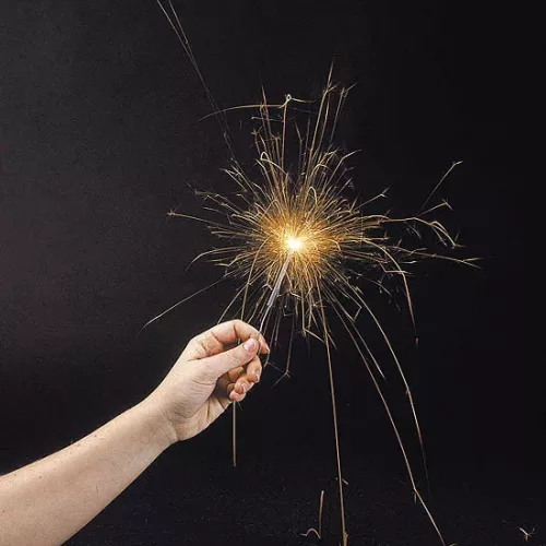 Photo du produit 10 Cierges magiques argentés 16 cm