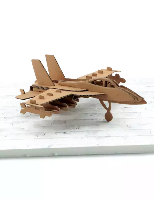 Photo du produit Maquette avion en carton 16,5 x 17,5 x 6 cm