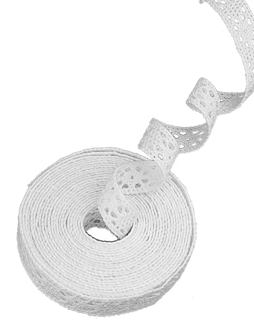 Photo du produit Ruban dentelle blanc 3 m