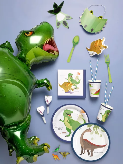 Photo du produit 20 Serviettes en papier Grands Dinosaures 33 x 33 cm