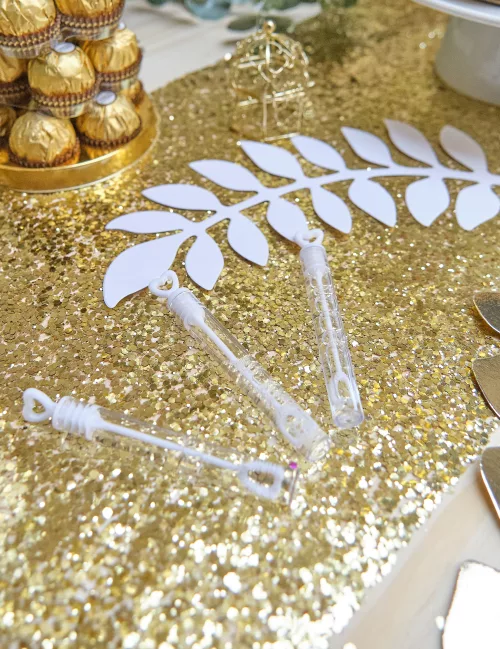 Photo du produit 6 flacons de bulles à savon mariage