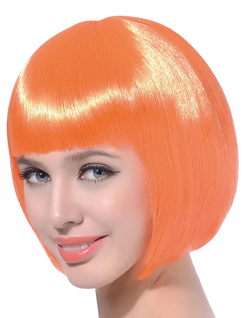 Photo du produit Perruque courte orange femme