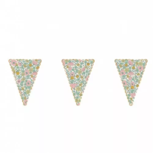 Photo du produit Guirlande de fanions shabby 3 m