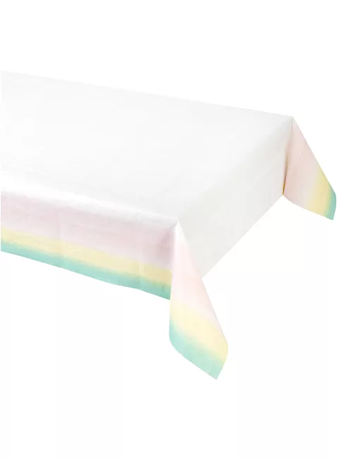 Photo du produit Nappe pastel en plastique 180 x 120 cm