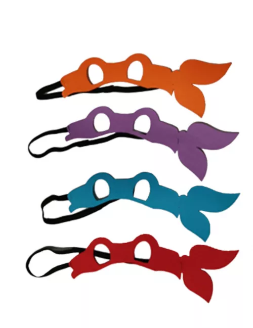 Photo du produit Déguisement Tortue Ninja luxe avec 4 masques adulte