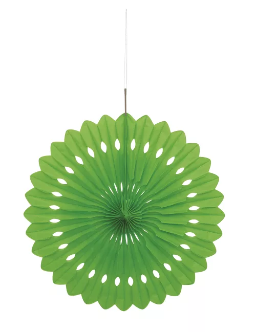 Photo du produit Rosace en papier vert citron 40 cm