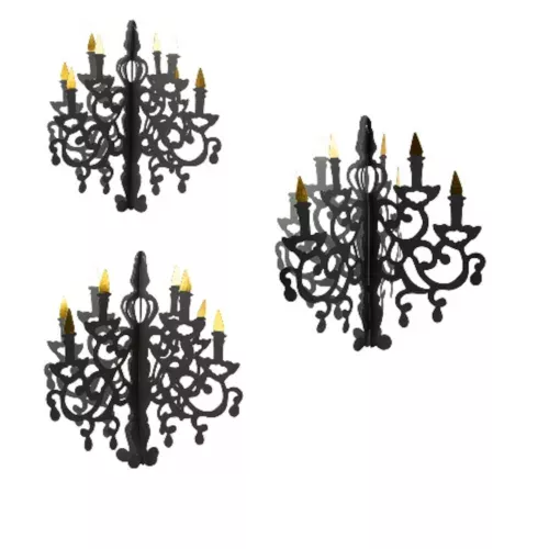 Photo du produit 3 Chandeliers en carton à suspendre 35, 45 et 55 cm