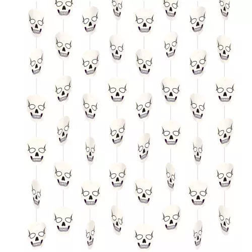 Photo du produit 8 Suspensions sur fil crânes squelette