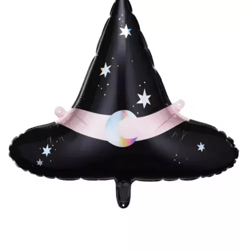 Photo du produit Ballon aluminium chapeau de sorcière 66 x 57 cm