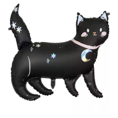 Photo du produit Ballon aluminium chat noir Halloween 96 x 95 cm