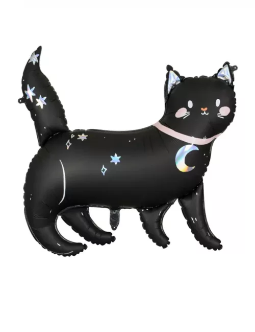 Photo du produit Ballon aluminium chat noir Halloween 96 x 95 cm