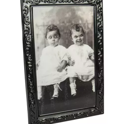 Photo du produit Cadre photo Halloween bébés visages changeants 38 cm