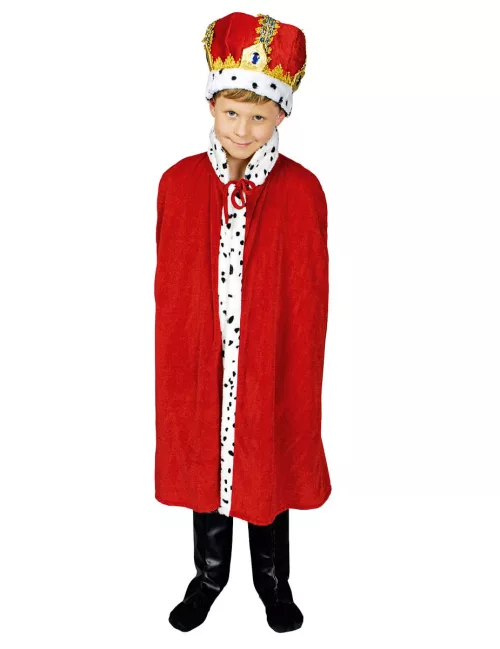 Photo du produit Cape roi rouge 80 cm enfant