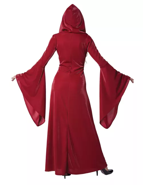 Photo du produit Déguisement gothique robe rouge femme