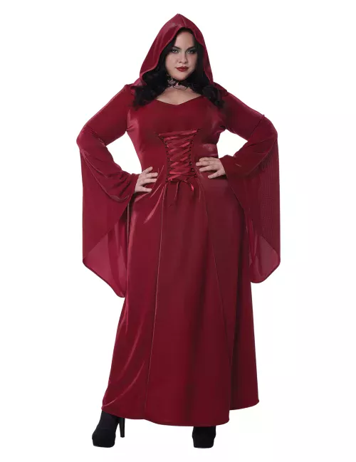 Photo du produit Déguisement gothique rouge grande taille femme