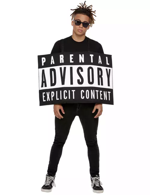 Photo du produit Déguisement humoristique Parental Advisory adulte